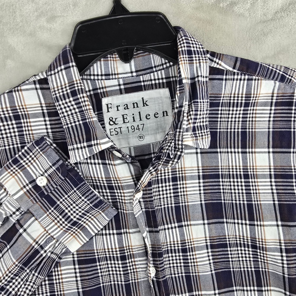Frank & Eileen Mens XL Plaid Button Down Long Sleeve Shirt Casual